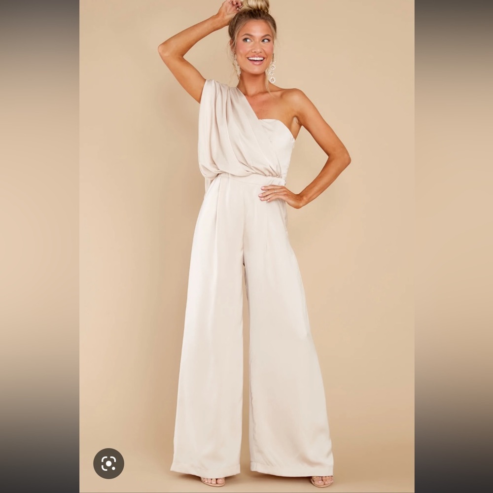 Elegant Beige Jumpsuit